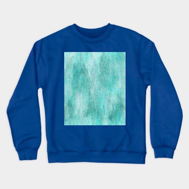 Aquamarine Oil Texture Crewneck Sweatshirt by Artsemg Studio